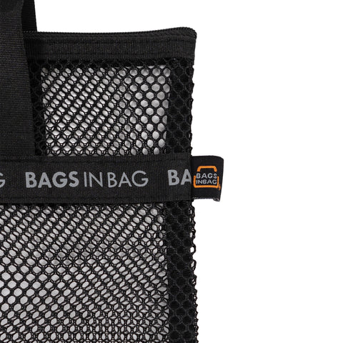 Mesh Travel Shower Caddy Tote Bag | Black